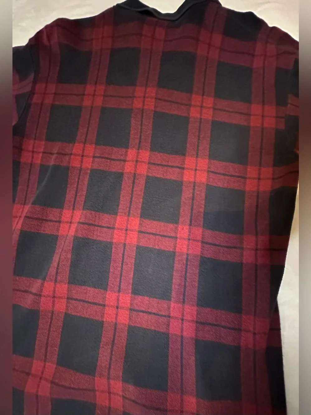 Ralph Lauren Navy and Red Plaid Polo
